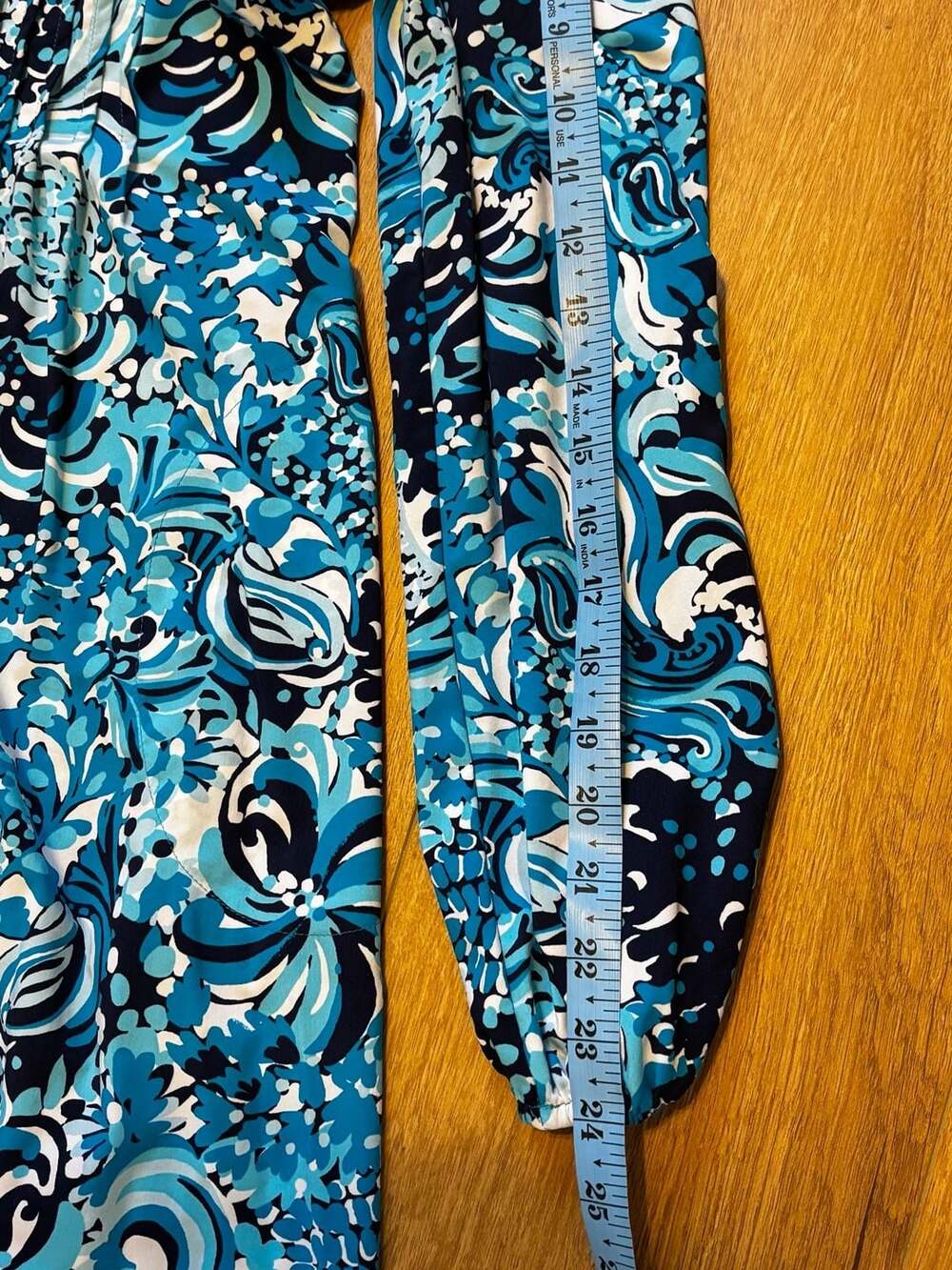 Lilly Pulitzer Seana ChillyLilly Blue Floral UPF 50+ Swing Dress M - Picture 9 of 10